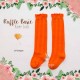 Ruffle Basic Knee Sock