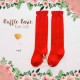 Ruffle Basic Knee Sock