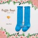 Ruffle Basic Knee Sock