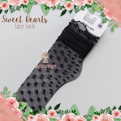 Sweet Hearts Lace Sock