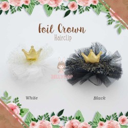 Foil Crown Hairclip