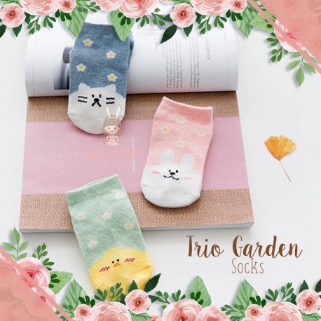 Trio Garden Socks