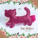 Cat Glitter Hairclip